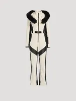 Elle Shearling-Trimmed Ski Suit