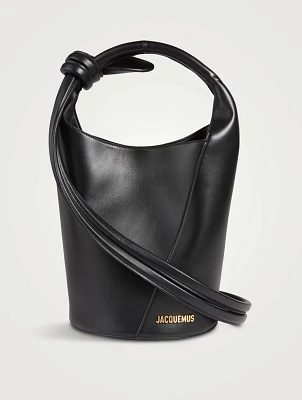 Le Petite Tourni Leather Bucket Bag