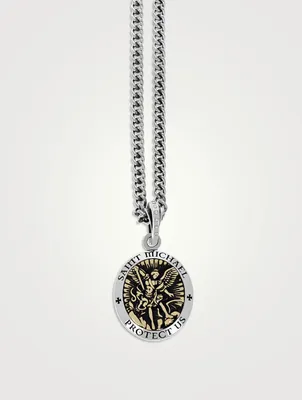 St. Michael Pendant Necklace