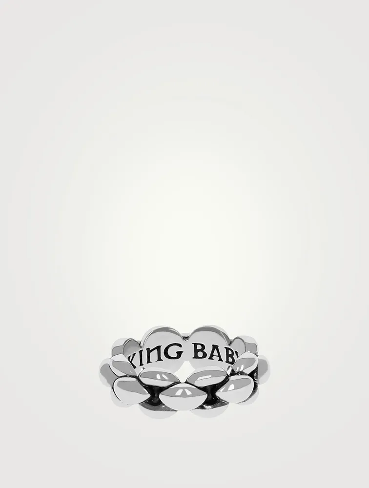 Silver Infinity Link Ring