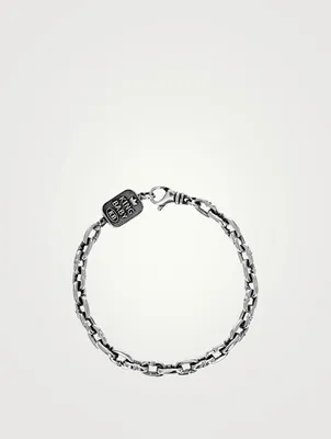 Silver Boat Chain Bracelet