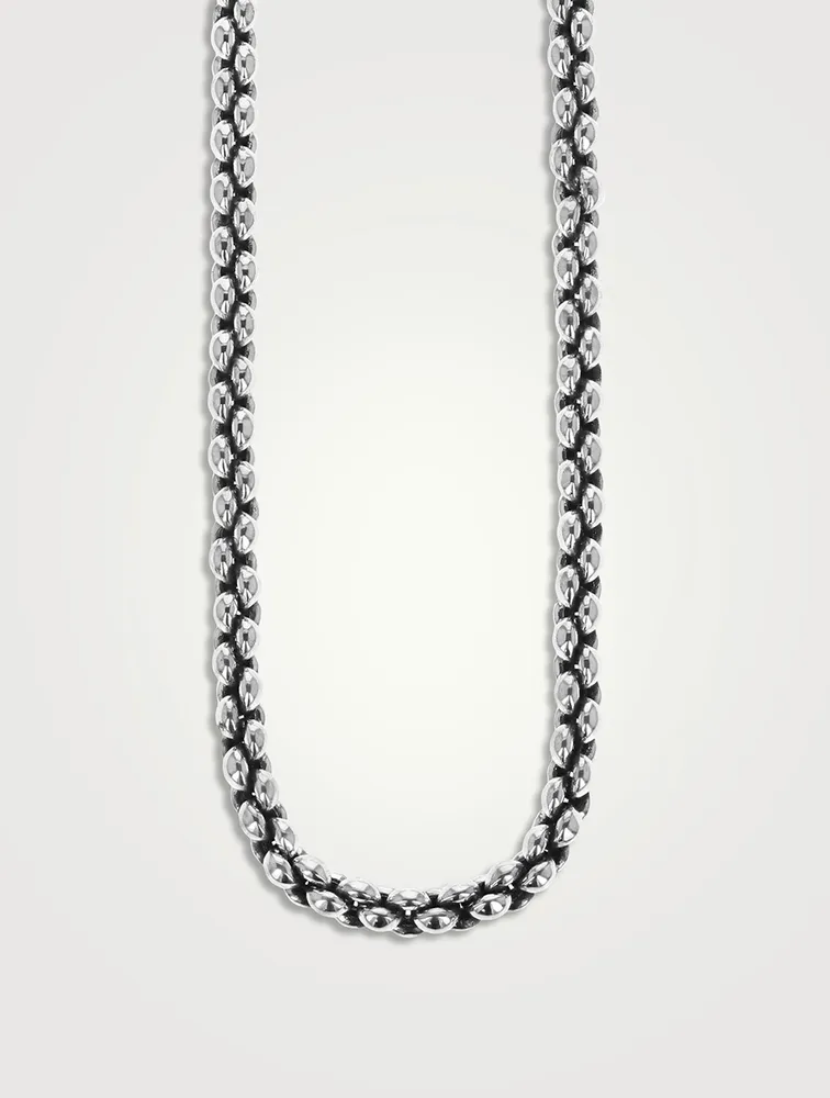 Silver Infinity Link Necklace