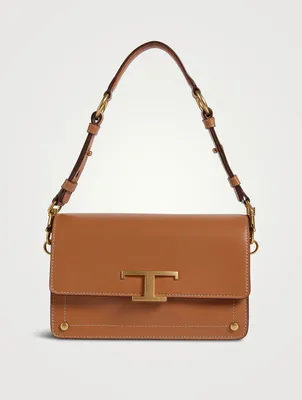 Mini T Timeless Leather Shoulder Bag