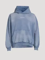 Fleece Hoodie With Back Logo