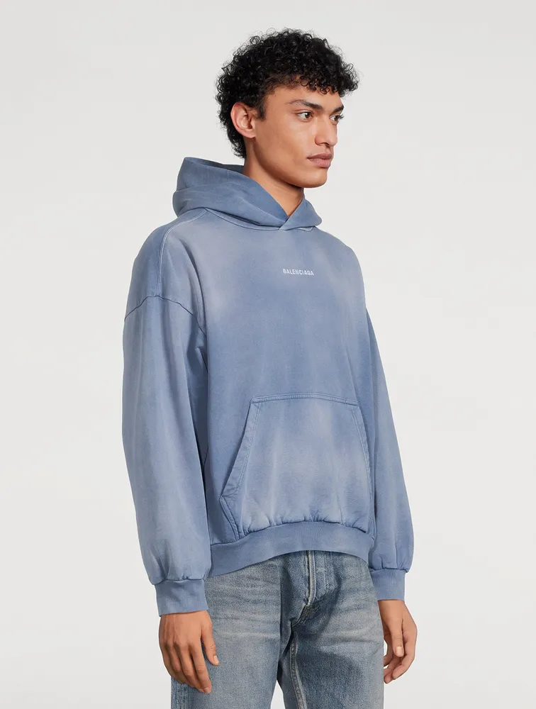 Fleece Hoodie With Back Logo