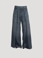 Double Side Oversized Jeans