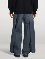 Double Side Oversized Jeans