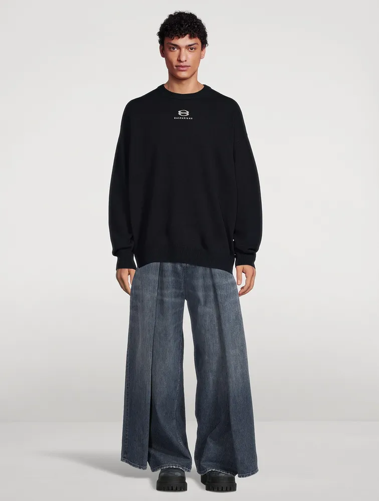 Double Side Oversized Jeans