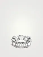 Vittore Rectangular Cut Eternity Band Ring