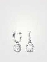 Stilla Huggie Drop Earrings