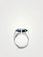 Lucent Half Cut Cocktail Ring