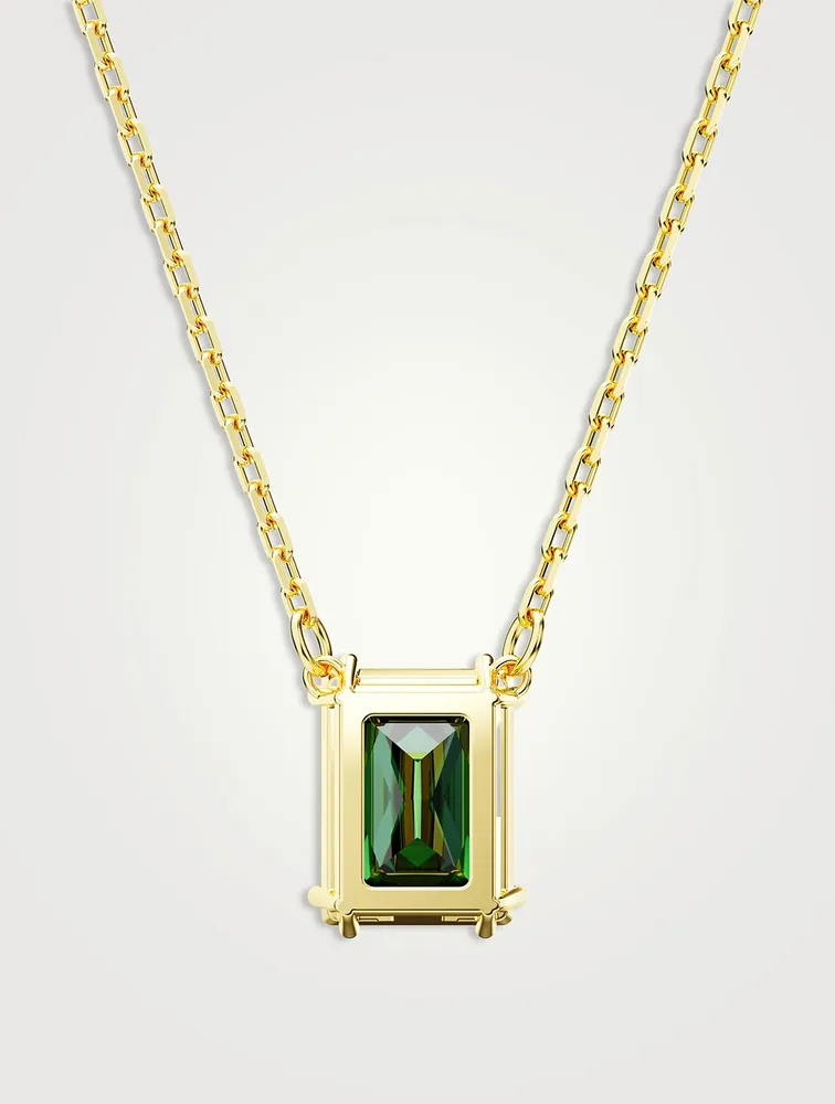 Matrix Solitaire Pendant Necklace