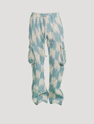 M.A. Tapestry Flared Cargo Pants