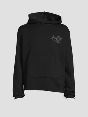 Staggered Logo Hoodie