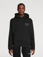 Staggered Logo Hoodie