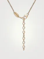 18K Gold Chain Necklace With Pearls