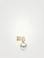 Starlight 18K Gold South Sea Pearl And Diamond Earrings