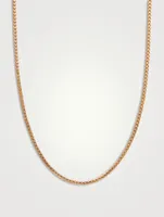 Gold Franco Box Chain Necklace