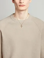 Gold Avelli Cross Necklace