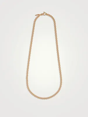 Gold Minimal Knot Chain Necklace
