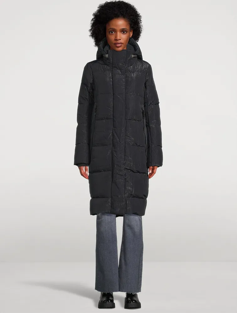 Byward Black Label Shiny Crinkle Down Parka