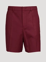 Double Lightweight Cotton Bermuda Shorts