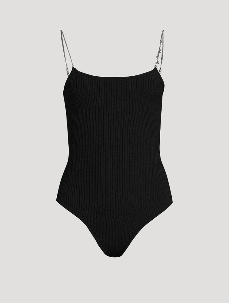 Virgee Chain Strap Bodysuit