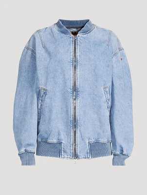 D-Vinz Denim Bomber Jacket