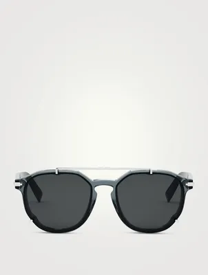 DiorBlackSuit RI Round Sunglasses
