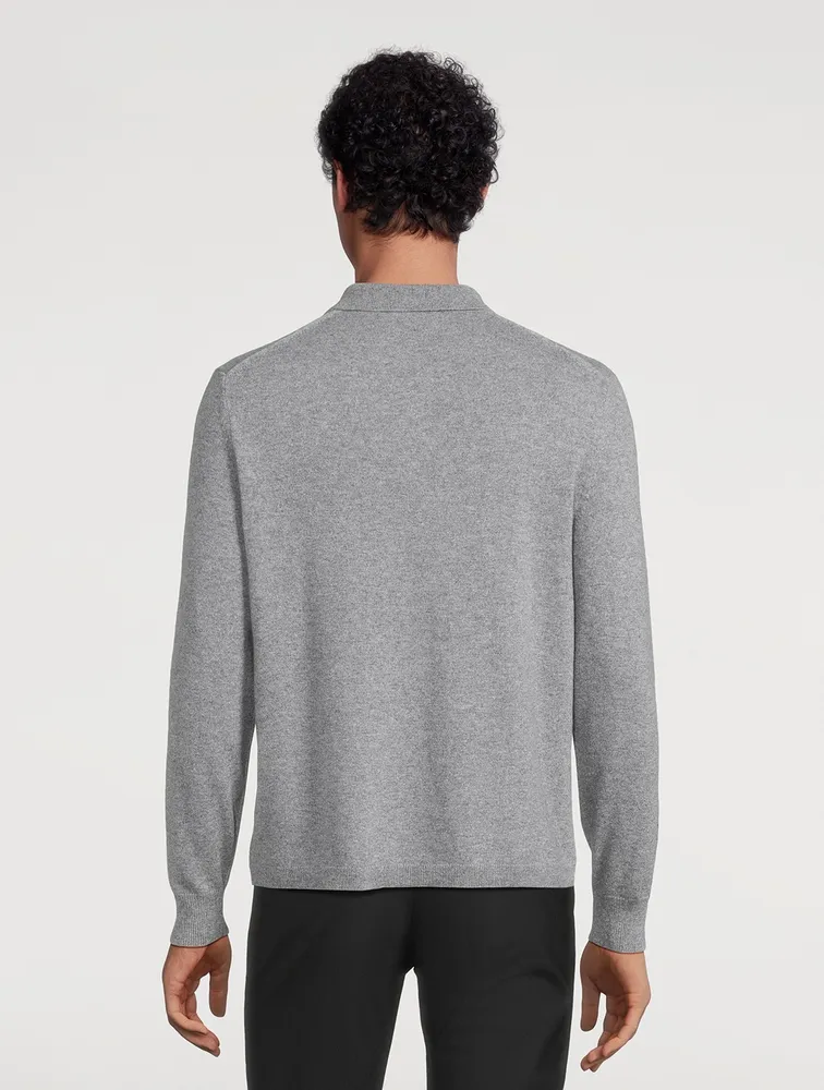 Hilles Cashmere Polo Sweater