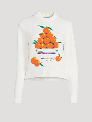 Pyramide D'Oranges Intarsia Sweater