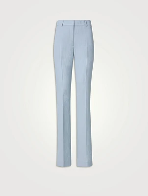 Marilyn Cotton Silk Stretch Bootcut Trousers