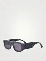 Fendi Shadow Rectangular Sunglasses