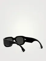 Fendi Shadow Rectangular Sunglasses