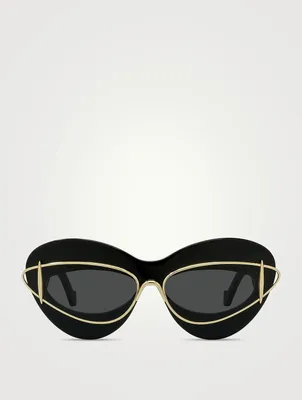 Double Frame Cat Eye Sunglasses