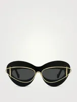 Double Frame Cat Eye Sunglasses