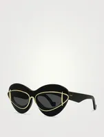 Double Frame Cat Eye Sunglasses