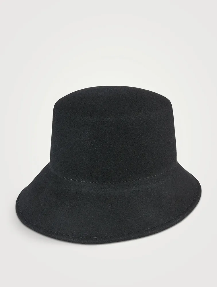 Ruby Wool Cloche Hat