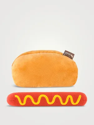 Hotdog Squeak Toy