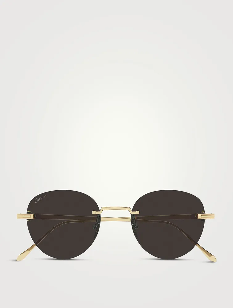 Pasha de Cartier Round Sunglasses