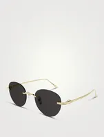 Pasha de Cartier Round Sunglasses