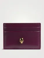 Skull Leather Card Holder