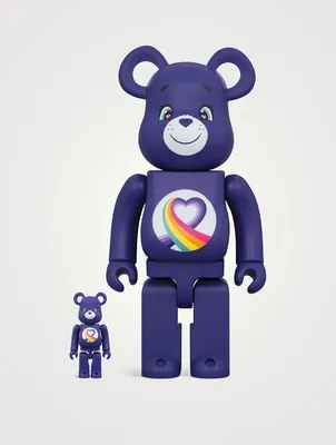 Rainbow Heart Bear 100% & 400% Be@rbrick