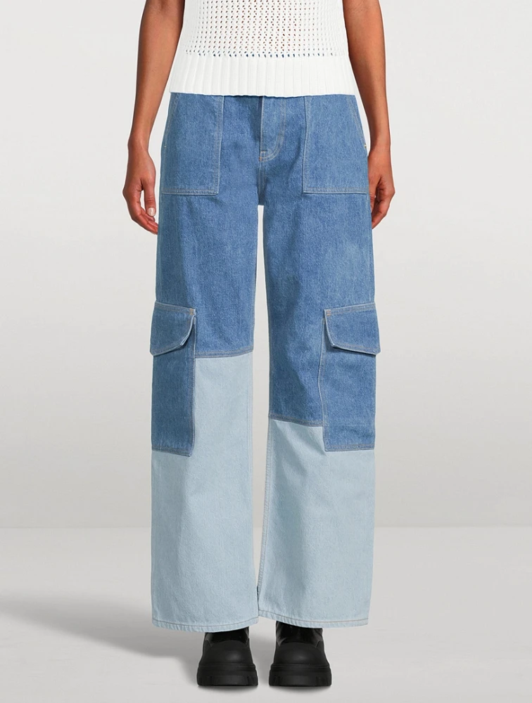 Angi Wide-Leg Cargo Jeans