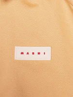 Gabardine Oversized Bomber Jacket