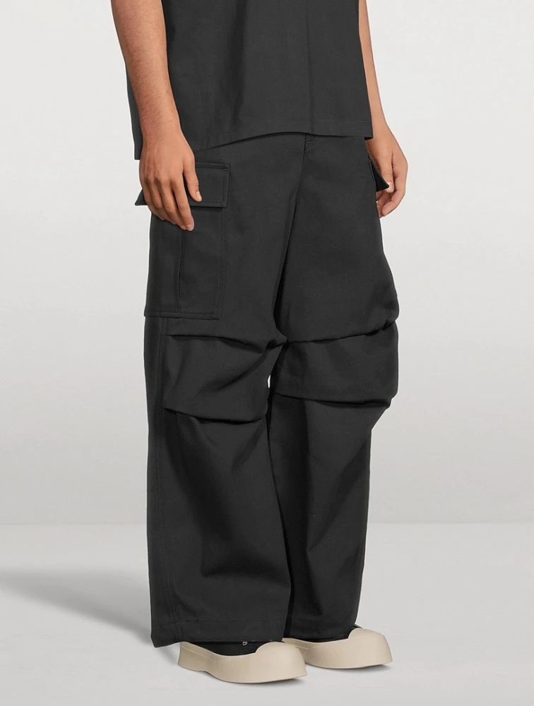 Gabardine Cargo Pants