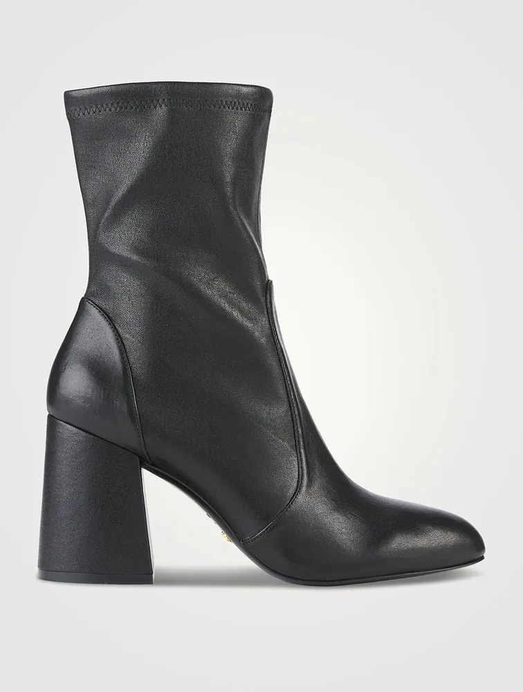 Flareblock Leather Sock Boots