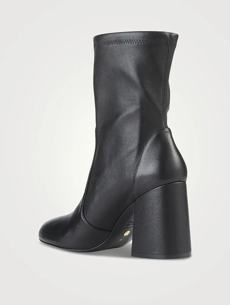 Flareblock Leather Sock Boots
