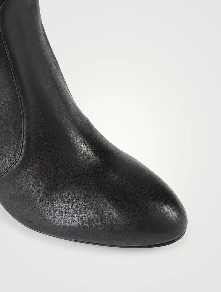 Flareblock Leather Sock Boots