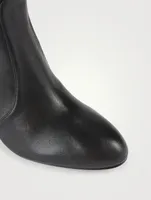 Flareblock Leather Sock Boots